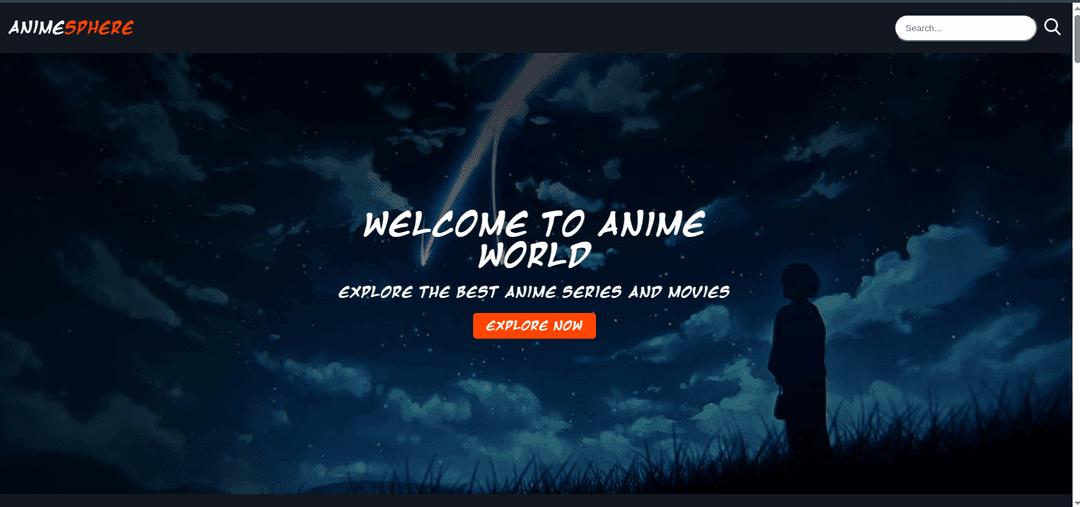 Anime-Sphere - APIs Based Anime Explorer - Image 1