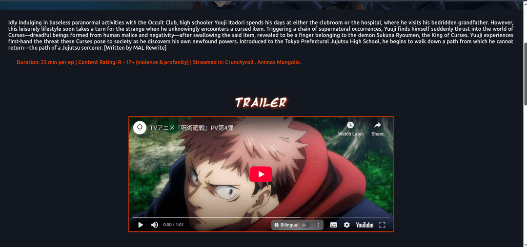 Anime-Sphere - APIs Based Anime Explorer - Image 5
