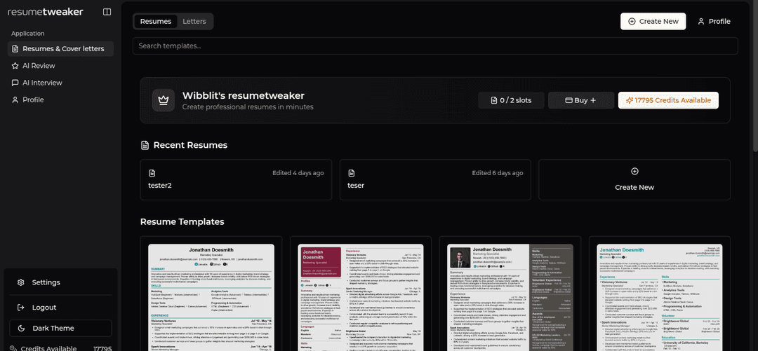 Resumetweaker - AI-Powered Resume & Interview Prep Tool - Image 2